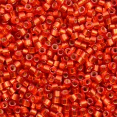 DBM0683 Red Orange Semi-Matte Dyed, Size 10/0  Miyuki Delica Beads, Colour 683 -...