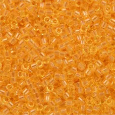DBM0702 Light Topaz Transparent, Size 10/0  Miyuki Delica Beads, Colour 702 - Ap...