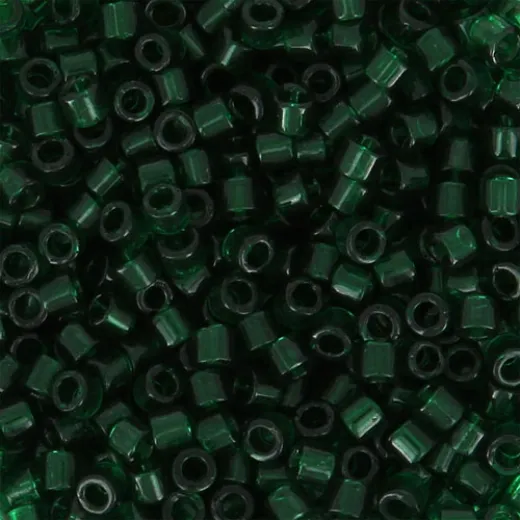 DB0713 Dark Emerald , Size 11/0 Miyuki Delica Beads, 50gm bag DB0713 Dark Emerald , Size 11/0 Miyuki Delica Beads, 50gm bag