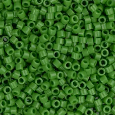 DBM0724 Green Pea Opaque, Size 10/0  Miyuki Delica Beads, Colour 724 - Approx. 5...