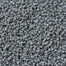 DB0731 Grey Opaque, Size 11/0 Miyuki Delica Beads, 5.2g approx.