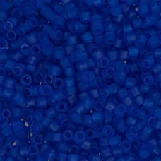 DBL0748 Matte Transparent Cobalt size 8/0 Miyuki Delica Beads, Colour 0748, 5.2g...
