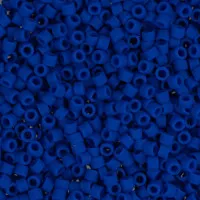 DB0756 Cobalt Blue Matte, Size 11/0 Miyuki Delica Beads, 50gm bag