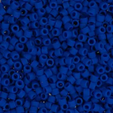DB0756 Cobalt Blue Matte, Size 11/0 Miyuki Delica Beads, 50gm bag