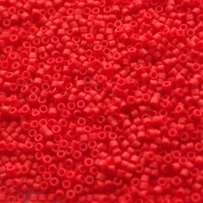 DB0757 Matte Light Siam , Size 11/0 Miyuki Delica Beads, 5.2g approx.