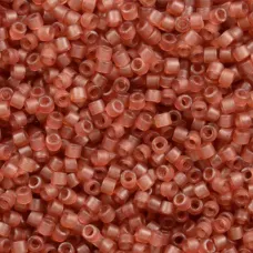 DB0773 Dyed Semi-Frosted Transparent Berry Miyuki 11/0 Delica Beads, 5.2g approx