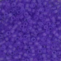 DB0783 Purple Matte-Dyed, Size 11/0 Miyuki Delica Beads, 5.2g approx.