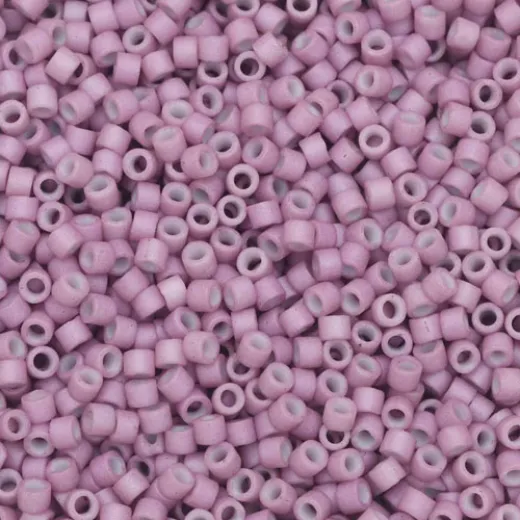 DB0800 Antique Rose Opaque Matte-Dyed, Size 11/0 Miyuki Delica Beads, 5.2g approx. DB0800 Antique Rose Opaque Matte-Dyed, Size 11/0 Miyuki Delica Beads, 5.2g approx.