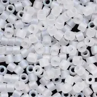 DBM0851 Beads Crystal AB Matte, Size 10/0  Miyuki Delica Beads, Colour 851 - Approx. 5.2g