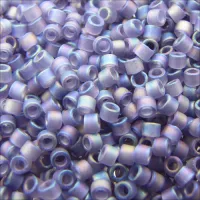 DBS0870 Matte Transparent Light Amethyst, Size 15/0 Miyuki Delica Beads, 5.2g approx.
