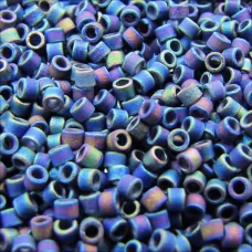 DB0871 Black Grey Opaque AB Matte, Size 11/0 Miyuki Delica Beads, 5.2g approx. DB0871 Black Grey Opaque AB Matte, Size 11/0 Miyuki Delica Beads, 5.2g approx.
