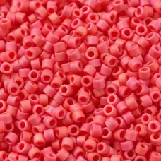 DBS0873 Matte Cranberry AB Colour 0873 Size 15/0 Miyuki Delica Beads, 5.2g appro...