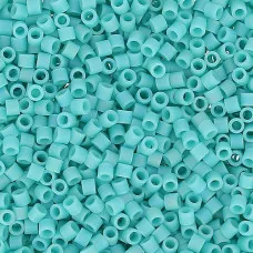 DBM0878 Turquoise Green Opaque AB Matte, Size 10/0  Miyuki Delica Beads, Colour ...