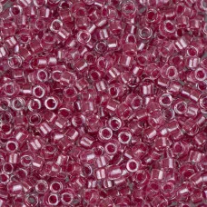 DBM0902 Sparkling rose lined crystal, Size 10/0  Miyuki Delica Beads beads, appr...