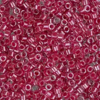 DB0914 Rose Sparkle Crystal Lined, Size 11/0 Miyuki Delica Beads, 5.2g approx.