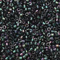 DB1001 Purple-Green Metallic Gold Iris, Size 11/0 Miyuki Delica Beads, 5.2g approx.