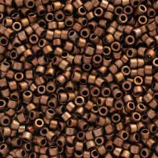 DB1051 Bronze AB Matte Metallic Gold Luster, Size 11/0 Miyuki Delica Beads, 5.2g...
