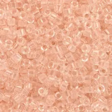 DB1103 Pink Mist Transparent, Size 11/0 Miyuki Delica Beads, 50gm bag DB1103 Pink Mist Transparent, Size 11/0 Miyuki Delica Beads, 50gm bag