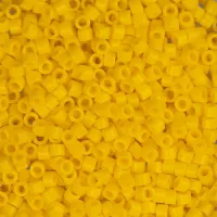 DB1132 Yellow Canary Opaque, Size 11/0 Miyuki Delica Beads, 5.2g approx.