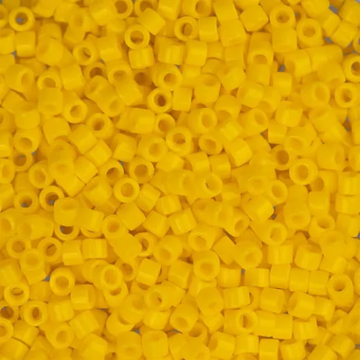DB1132 Yellow Canary Opaque, Size 11/0 Miyuki Delica Beads, 5.2g approx. DB1132 Yellow Canary Opaque, Size 11/0 Miyuki Delica Beads, 5.2g approx.
