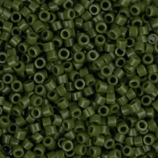 DB1135 Green Avocado Opaque, Size 11/0 Miyuki Delica Beads, 5.2g approx. DB1135 Green Avocado Opaque, Size 11/0 Miyuki Delica Beads, 5.2g approx.