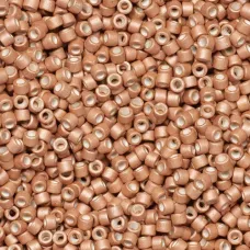 DB1152 Galvanized Semi Matt Champagne, Size 11/0 Miyuki Delica Beads, 5.2g appro...