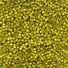 DB1154 Galvanized Semi-Frosted Zest, Size 11/0 Miyuki Delica Beads, 5.2g approx.