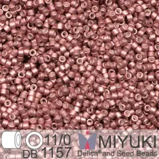 DB1157 Pink Berry Galvanized-Dyed Semi-Matte, Size 11/0 Miyuki Delica Beads, 5.2...
