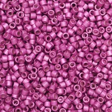 DB1184 Magenta Galvanized-Dyed Semi-Matte, Size 11/0 Miyuki Delica Beads, 5.2g a...