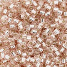 DB1203 Pink Mist Silver Lined, Size 11/0 Miyuki Delica Beads, 5.2g approx.