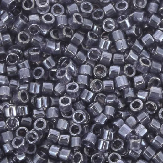 DB1225 Light Amethyst Transparent Luster, Size 11/0 Miyuki Delica Beads, 5.2g approx. DB1225 Light Amethyst Transparent Luster, Size 11/0 Miyuki Delica Beads, 5.2g approx.