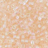DB1243 Pink Mist Transparent AB, Size 11/0 Miyuki Delica Beads, 5.2g approx.