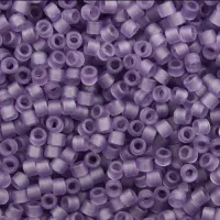 DBS1265  Matte Transparent Lt.Amethyst, Colour 1265 15/0 Miyuki Delica Beads, 5.2g approx.