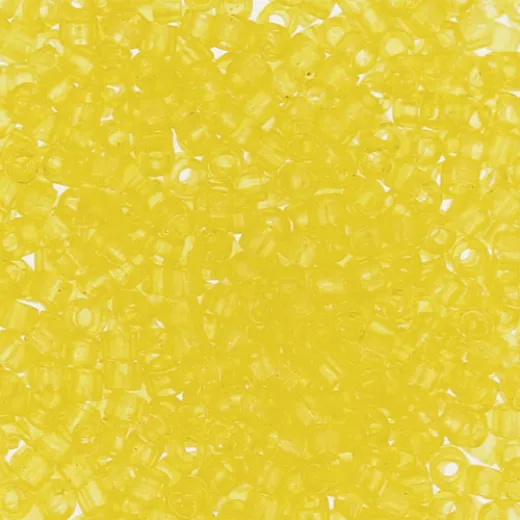 DB1301B Yellow Transparent Dyed, Size 11/0 Miyuki Delica Beads, 50gm bag DB1301B Yellow Transparent Dyed, Size 11/0 Miyuki Delica Beads, 50gm bag