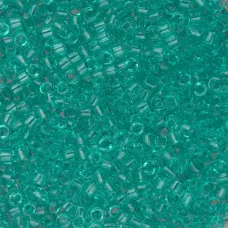 DB1304 Dark Green Mint Transparent Dyed, Size 11/0 Miyuki Delica Beads, 5.2g app...