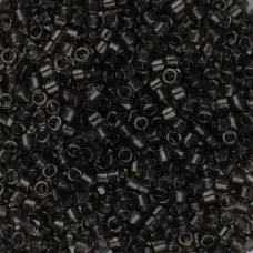 DB1319 Dark Grey Charcoal Transparent Dyed, Size 11/0 Miyuki Delica Beads, 5.2g ...