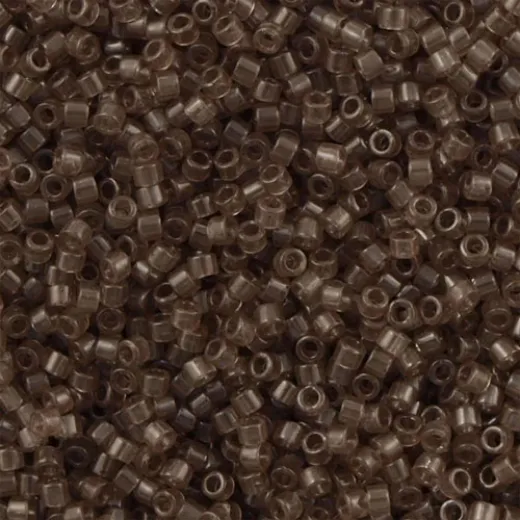 DB1417 Taupe Transparent, Size 11/0 Miyuki Delica Beads, 5.2g approx. *Being discontinued by Factory* DB1417 Taupe Transparent, Size 11/0 Miyuki Delica Beads, 5.2g approx. *Being discontinued by Factory*