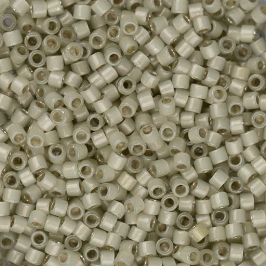 DB1453 Pale Green Lime Opal Silver Lined, Size 11/0 Miyuki Delica Beads, 5.2g approx. *Being discontinued by Factory* DB1453 Pale Green Lime Opal Silver Lined, Size 11/0 Miyuki Delica Beads, 5.2g approx. *Being discontinued by Factory*