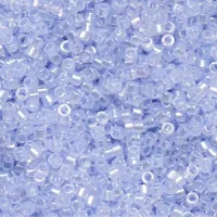 DBS1476  Transparent Pael Amethyst Luster, Colour 1476 15/0 Miyuki Delica Beads, 5.2g approx.