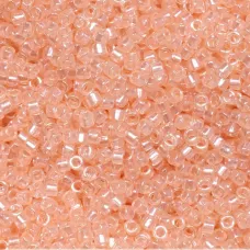 DBS1479  Transparent Pale Peach Luster, Colour 1479 15/0 Miyuki Delica Beads, 5...