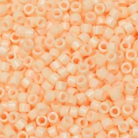 DB1492 Light Peach Opaque, Size 11/0 Miyuki Delica Beads, 50gm bag