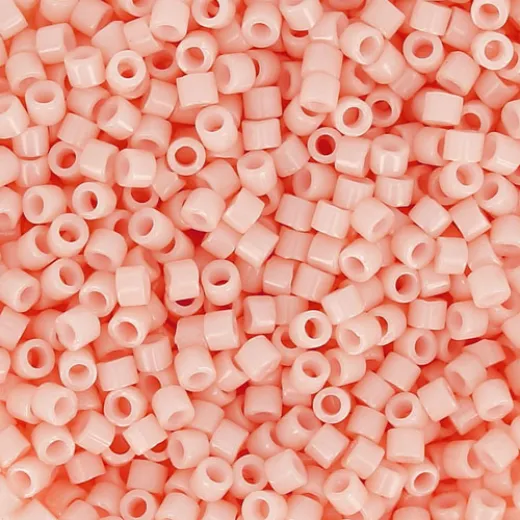 DBS1493 Opaque Light Salmon, 15/0 Miyuki Delica Beads, 5.2g approx. DBS1493 Opaque Light Salmon, 15/0 Miyuki Delica Beads, 5.2g approx.
