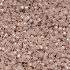 DBL1535-1 Opaque Pale Rose Ceylon Luster size 8/0 Miyuki Delica Beads, Colour 15...