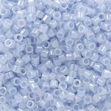 DB1537 Light Blue Sky Opaque Ceylon, Size 11/0 Miyuki Delica Beads, 5.2g approx.