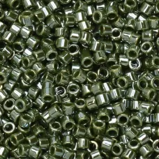 DB1566 Green Avocado Opaque Luster, Size 11/0 Miyuki Delica Beads, 5.2g approx. 