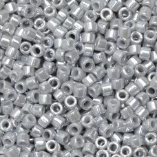 DBS1570  Opaque Ghost Grey Luster, Colour 1570 15/0 Miyuki Delica Beads, 5.2g a...