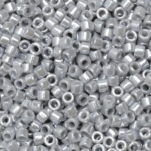 DB1570 Grey Ghost Opaque Luster, Size 11/0 Miyuki Delica Beads, 5.2g approx. DB1570 Grey Ghost Opaque Luster, Size 11/0 Miyuki Delica Beads, 5.2g approx.