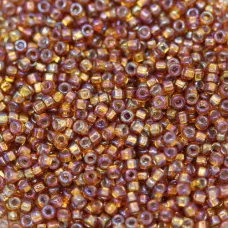 DB1574 Dark Brown Currant AB Size 11/0 Miyuki Delica Beads, 5.2g approx.