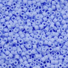DB1587 Matte Opaque Agate Blue Miyuki 11/0 Delica Beads, 50g approx.