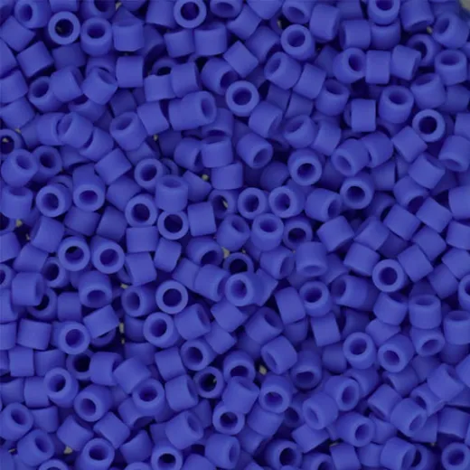 DB1588 Blue Cyan Opaque Matte, Size 11/0 Miyuki Delica Beads, 50gm bag DB1588 Blue Cyan Opaque Matte, Size 11/0 Miyuki Delica Beads, 50gm bag